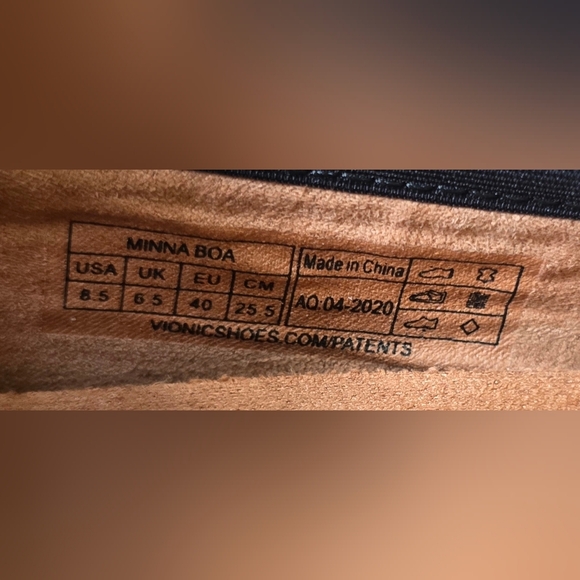 Vionic Ballet Flats Women's Spark Minna Boa Orthotic Shoes Womens Size 8.5 - Picture 9 of 9